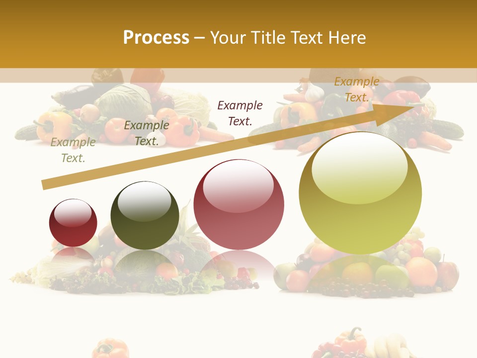 Vegetable Plum Diet PowerPoint Template
