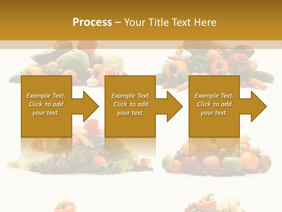 Vegetable Plum Diet PowerPoint Template
