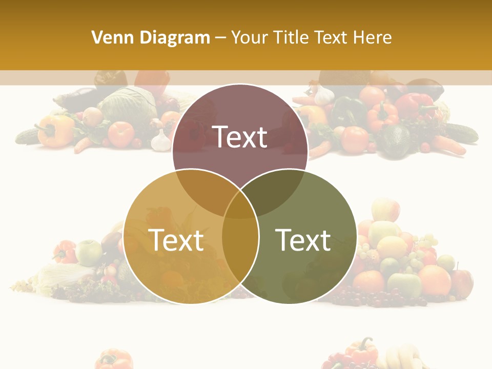 Vegetable Plum Diet PowerPoint Template