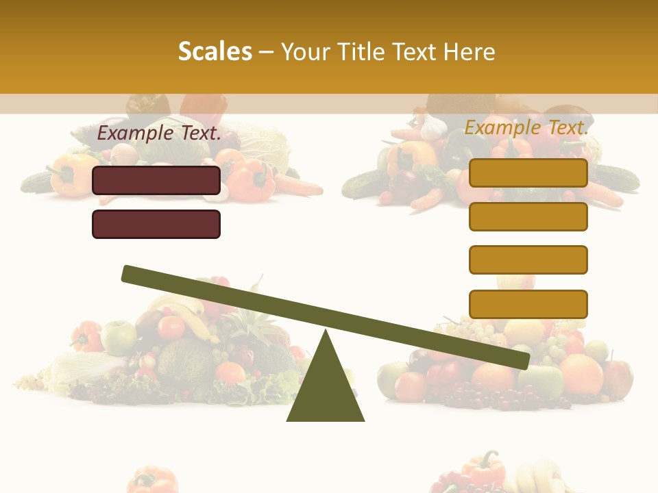 Vegetable Plum Diet PowerPoint Template