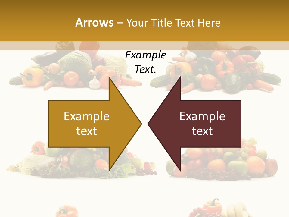 Vegetable Plum Diet PowerPoint Template