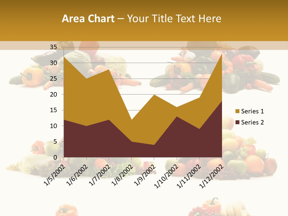 Vegetable Plum Diet PowerPoint Template