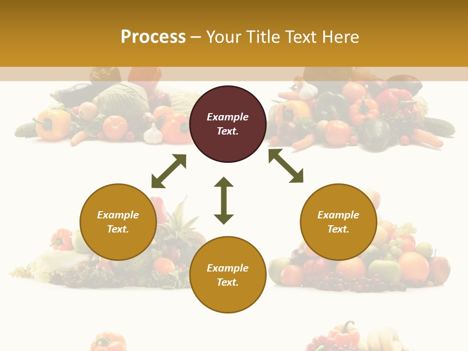 Vegetable Plum Diet PowerPoint Template