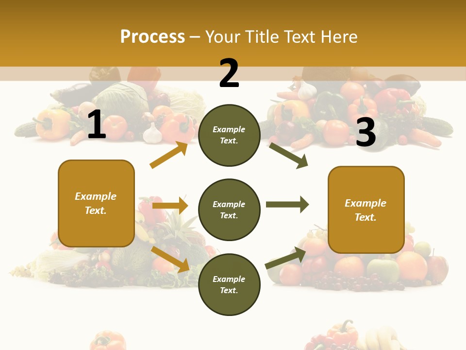Vegetable Plum Diet PowerPoint Template