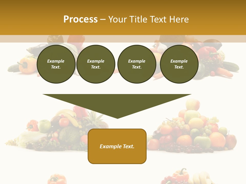 Vegetable Plum Diet PowerPoint Template
