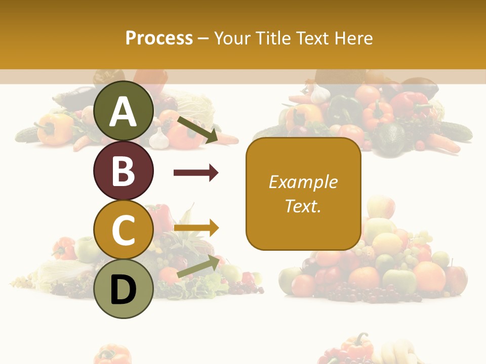 Vegetable Plum Diet PowerPoint Template