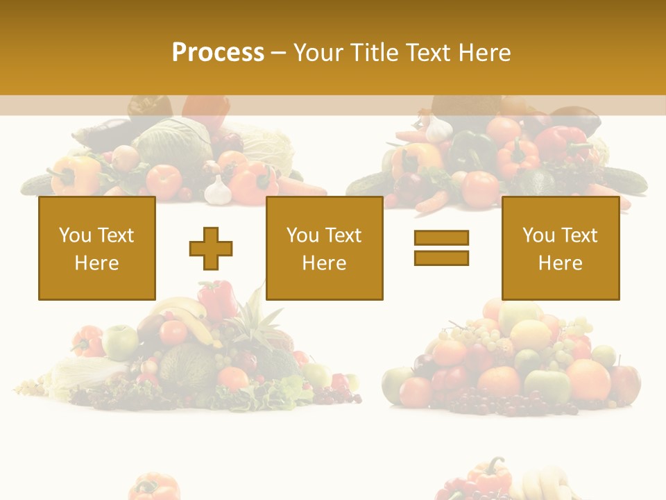 Vegetable Plum Diet PowerPoint Template