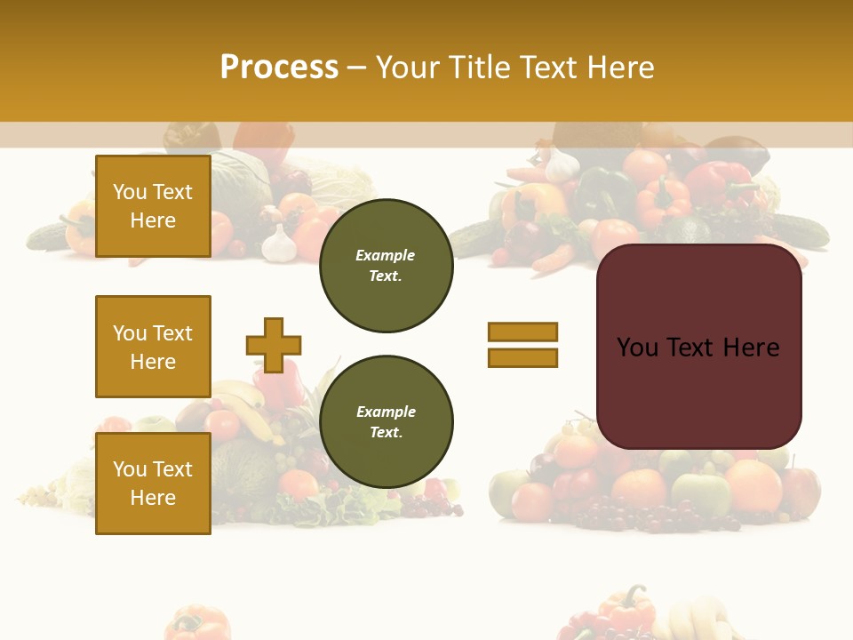 Vegetable Plum Diet PowerPoint Template