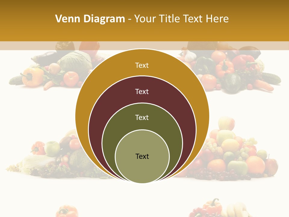 Vegetable Plum Diet PowerPoint Template