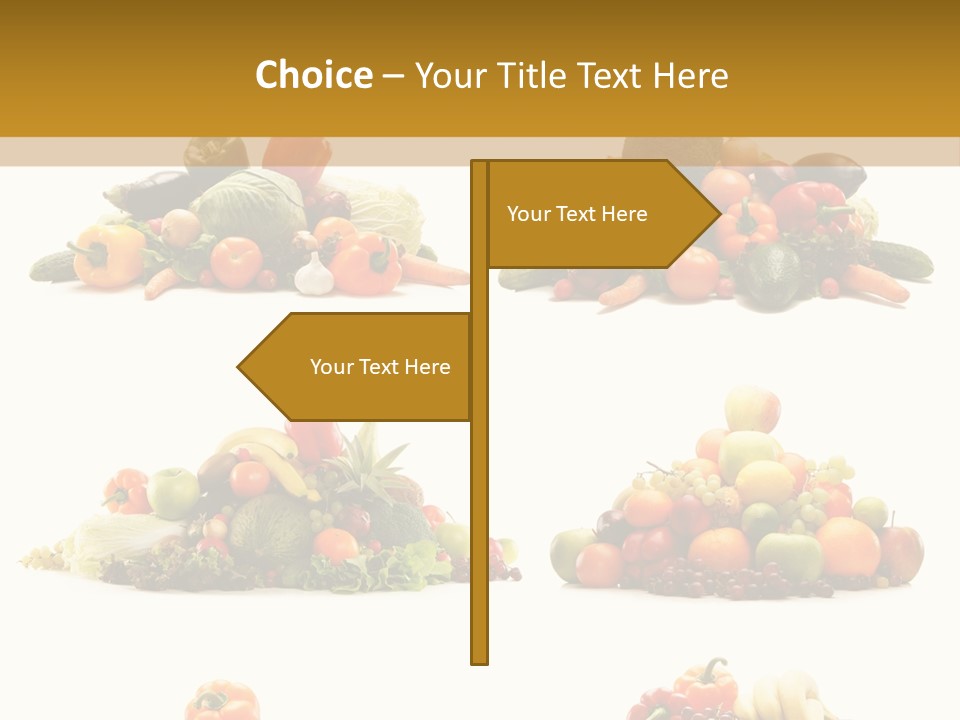 Vegetable Plum Diet PowerPoint Template