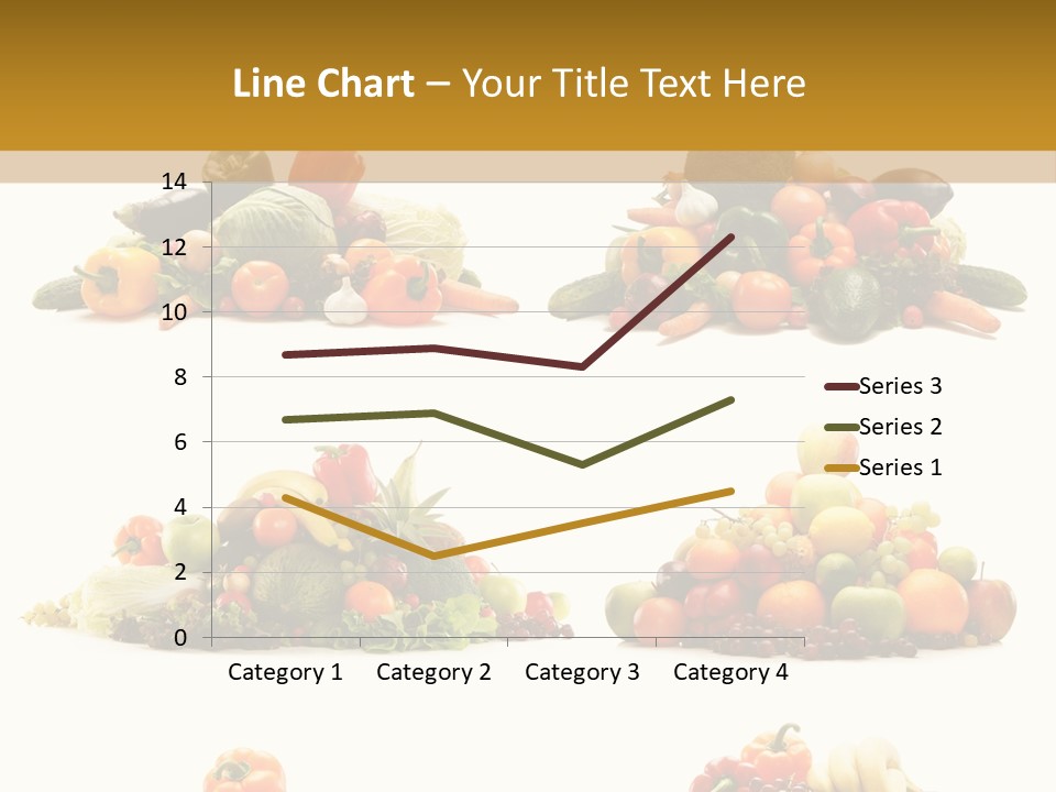 Vegetable Plum Diet PowerPoint Template