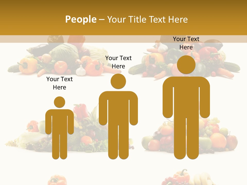 Vegetable Plum Diet PowerPoint Template