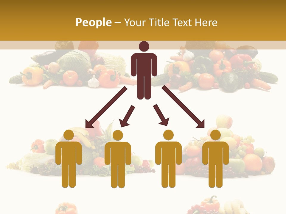 Vegetable Plum Diet PowerPoint Template