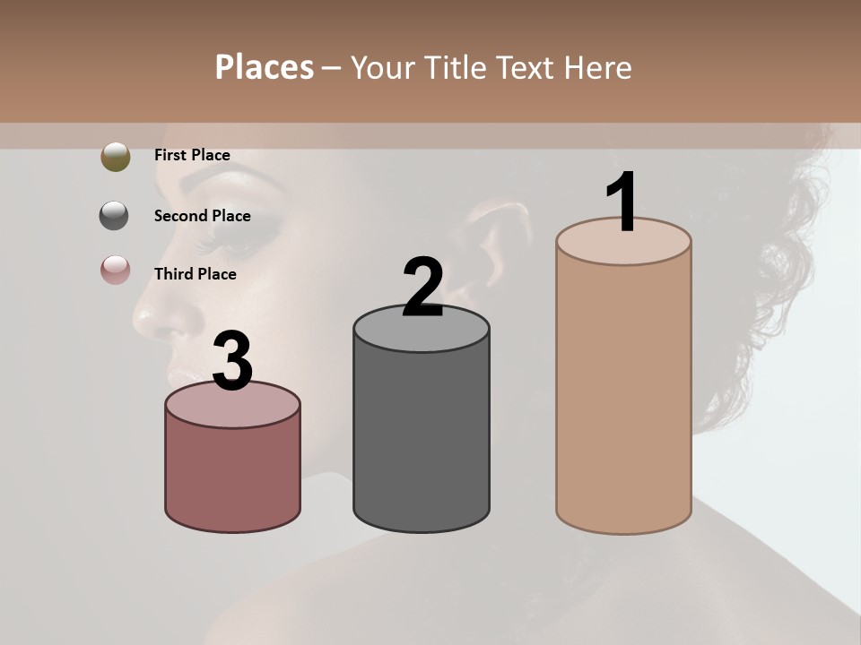 Hairstyle Mohawk Head PowerPoint Template