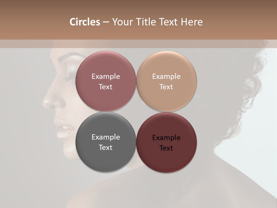 Hairstyle Mohawk Head PowerPoint Template