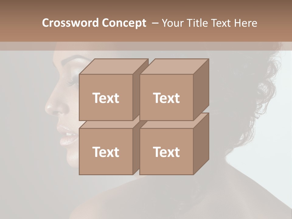 Hairstyle Mohawk Head PowerPoint Template