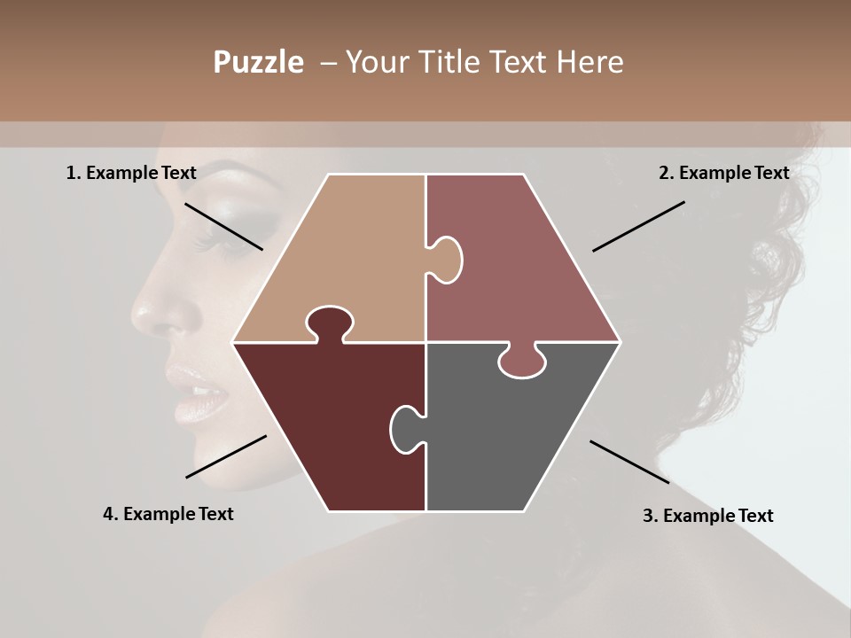 Hairstyle Mohawk Head PowerPoint Template