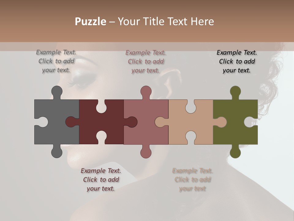 Hairstyle Mohawk Head PowerPoint Template