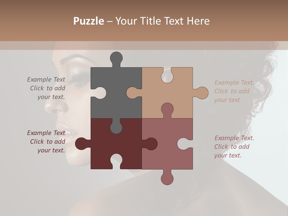 Hairstyle Mohawk Head PowerPoint Template