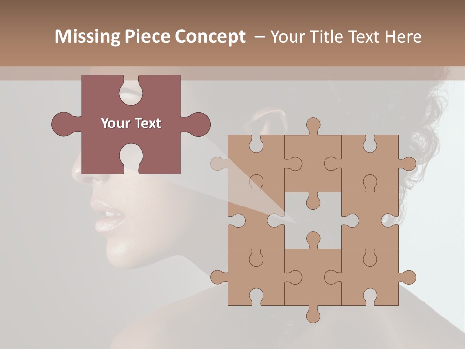 Hairstyle Mohawk Head PowerPoint Template