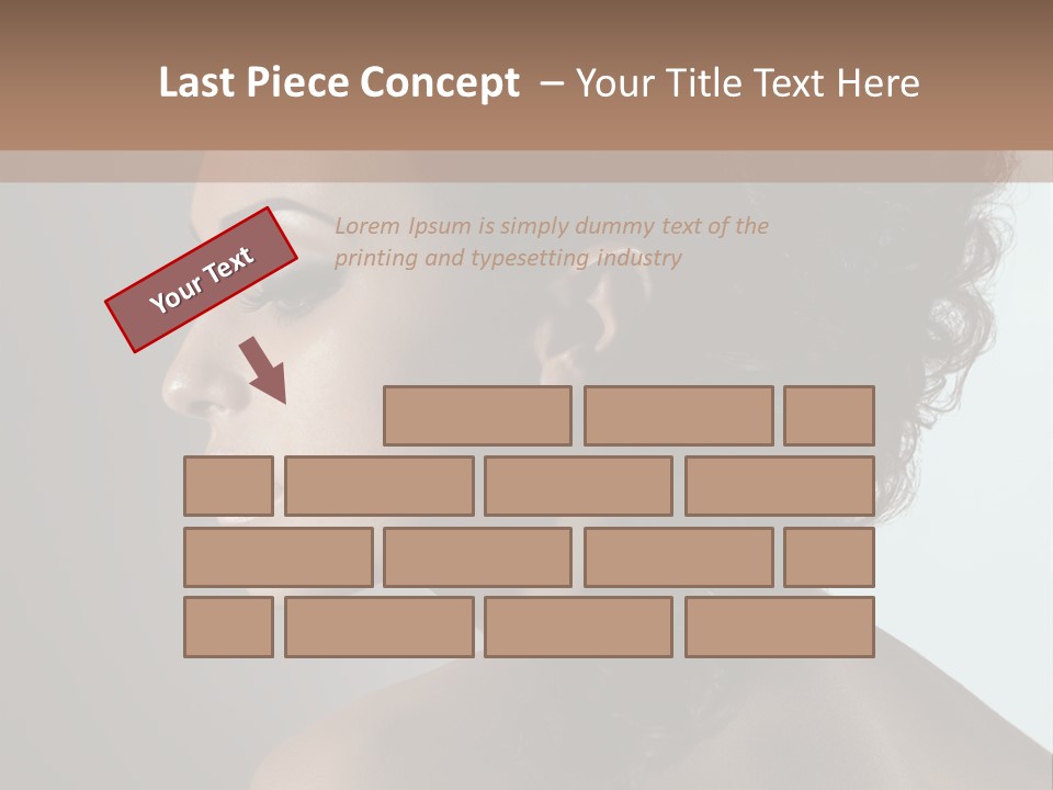 Hairstyle Mohawk Head PowerPoint Template