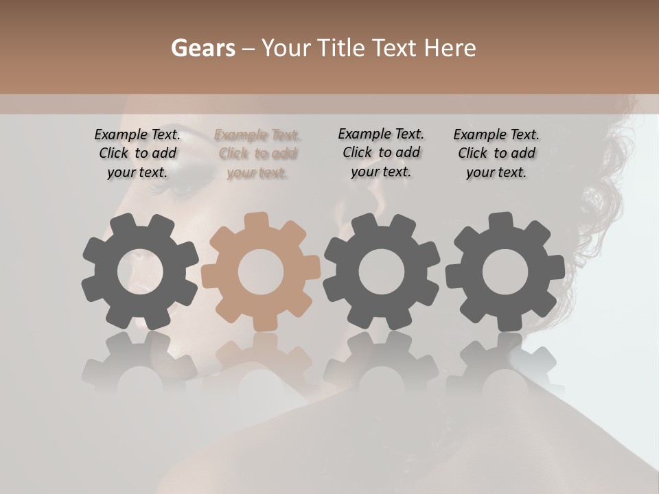 Hairstyle Mohawk Head PowerPoint Template