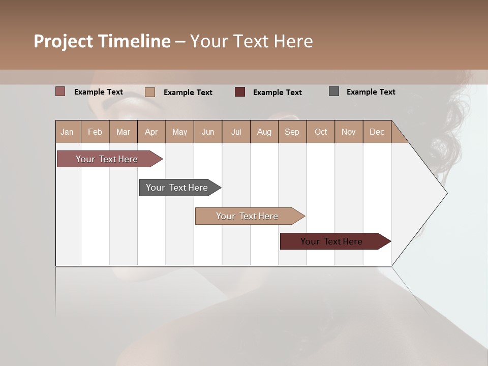 Hairstyle Mohawk Head PowerPoint Template
