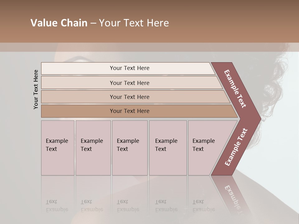 Hairstyle Mohawk Head PowerPoint Template