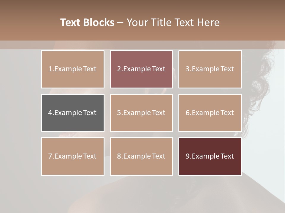 Hairstyle Mohawk Head PowerPoint Template