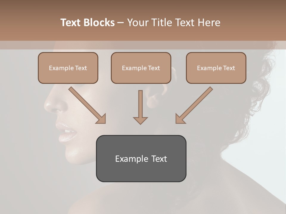Hairstyle Mohawk Head PowerPoint Template
