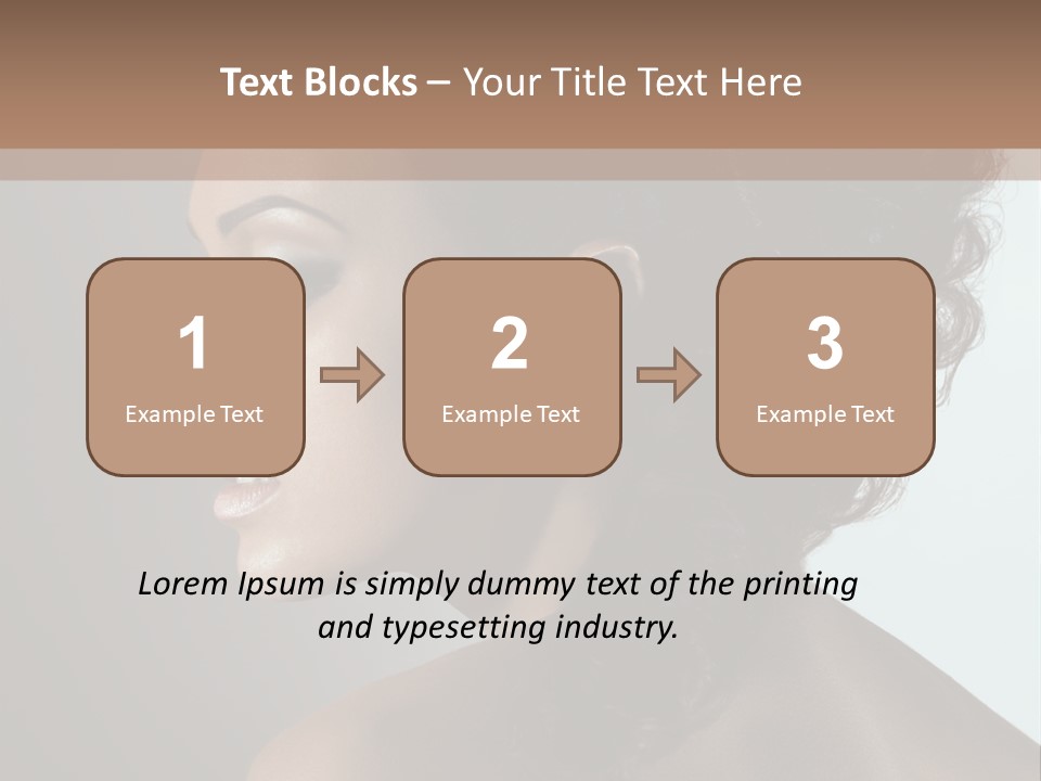 Hairstyle Mohawk Head PowerPoint Template