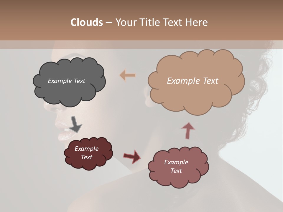 Hairstyle Mohawk Head PowerPoint Template