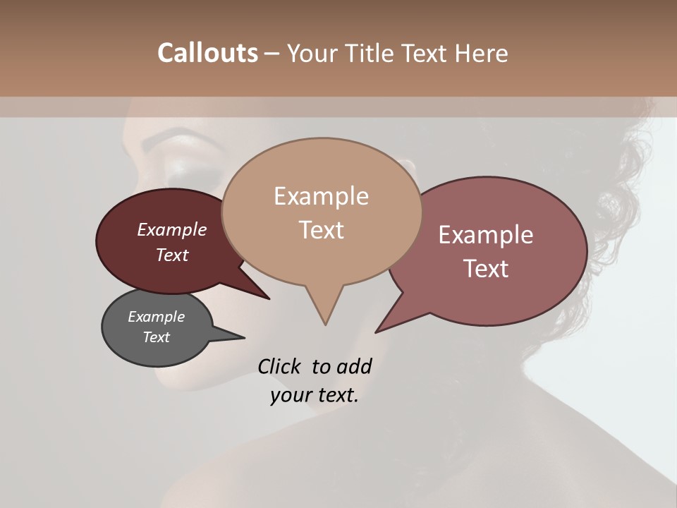 Hairstyle Mohawk Head PowerPoint Template