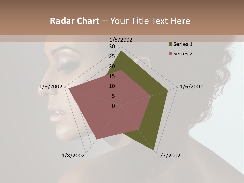 Hairstyle Mohawk Head PowerPoint Template