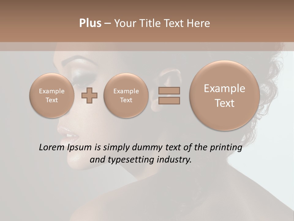 Hairstyle Mohawk Head PowerPoint Template
