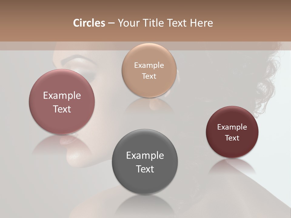 Hairstyle Mohawk Head PowerPoint Template