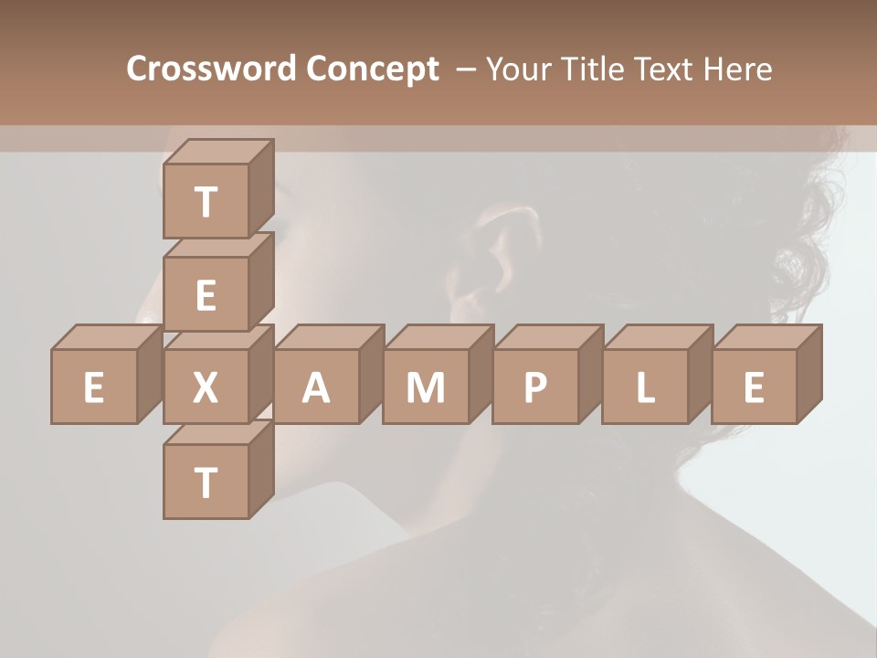 Hairstyle Mohawk Head PowerPoint Template