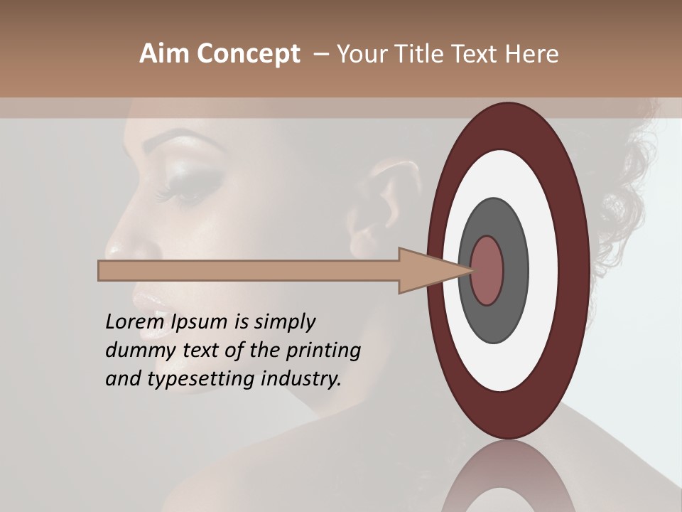 Hairstyle Mohawk Head PowerPoint Template