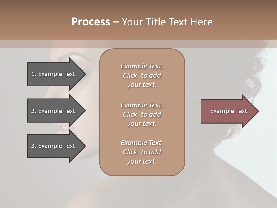 Hairstyle Mohawk Head PowerPoint Template