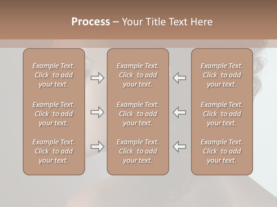 Hairstyle Mohawk Head PowerPoint Template