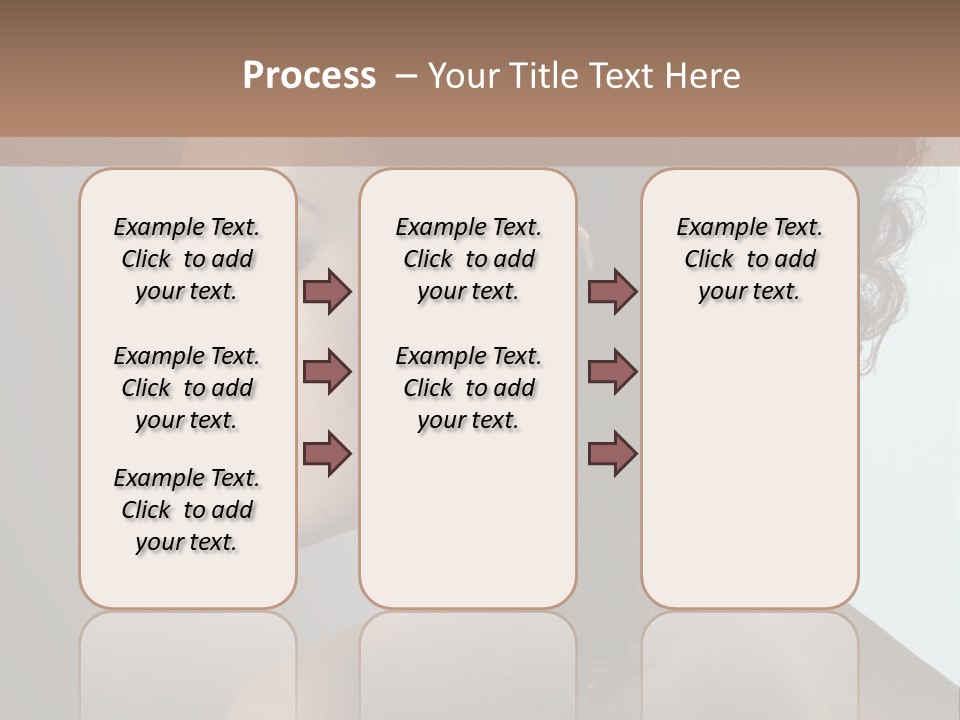 Hairstyle Mohawk Head PowerPoint Template