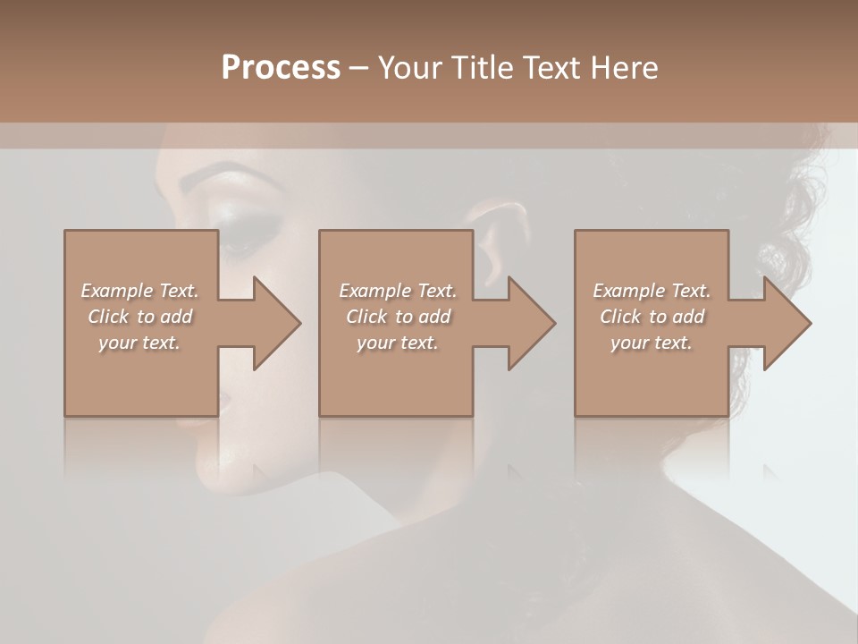 Hairstyle Mohawk Head PowerPoint Template
