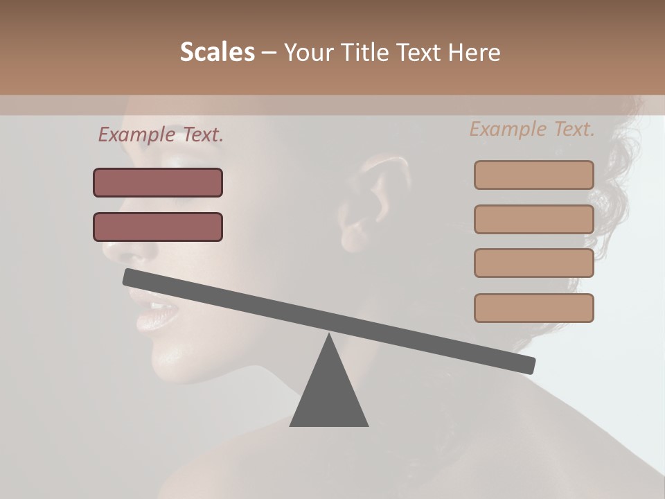 Hairstyle Mohawk Head PowerPoint Template