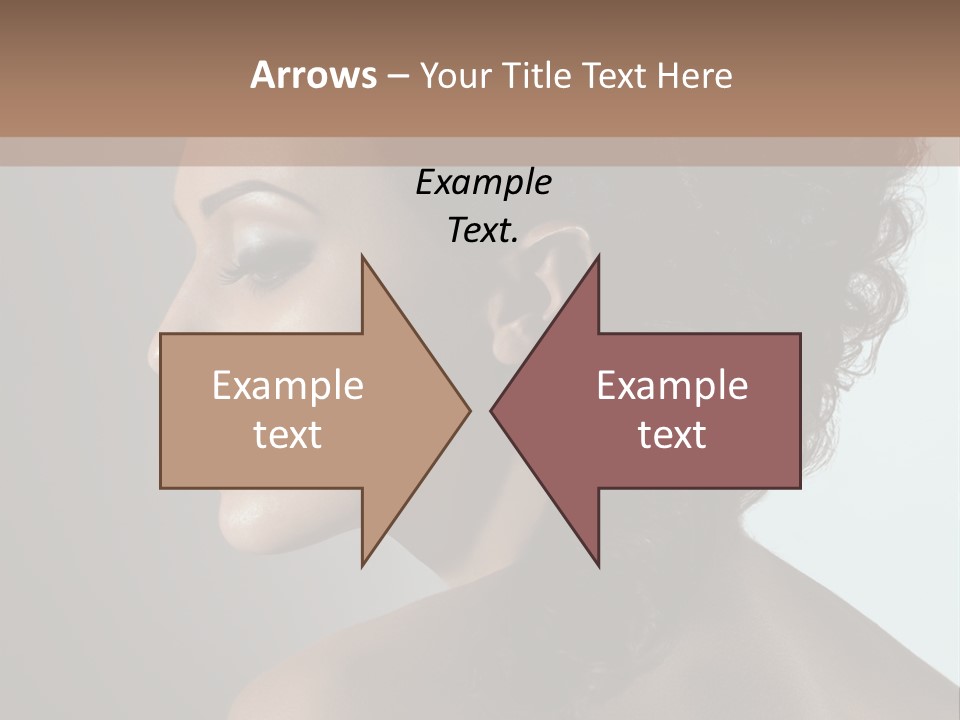 Hairstyle Mohawk Head PowerPoint Template