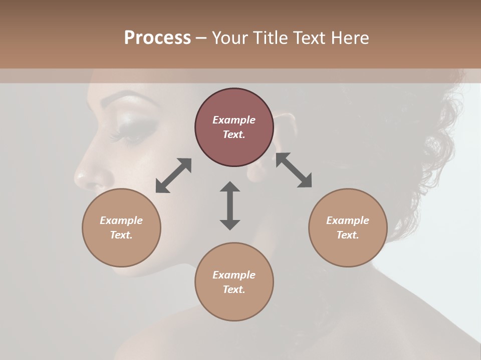 Hairstyle Mohawk Head PowerPoint Template