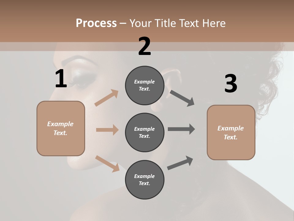 Hairstyle Mohawk Head PowerPoint Template