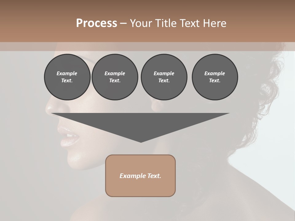 Hairstyle Mohawk Head PowerPoint Template