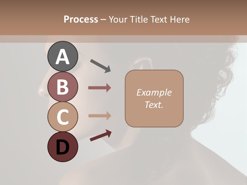 Hairstyle Mohawk Head PowerPoint Template