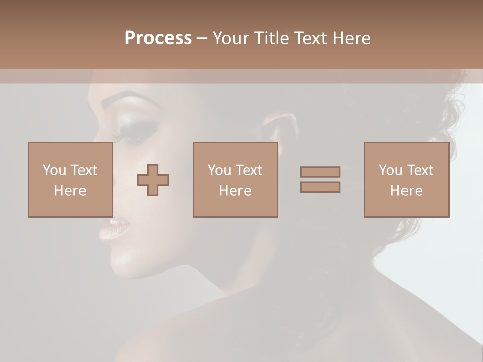 Hairstyle Mohawk Head PowerPoint Template