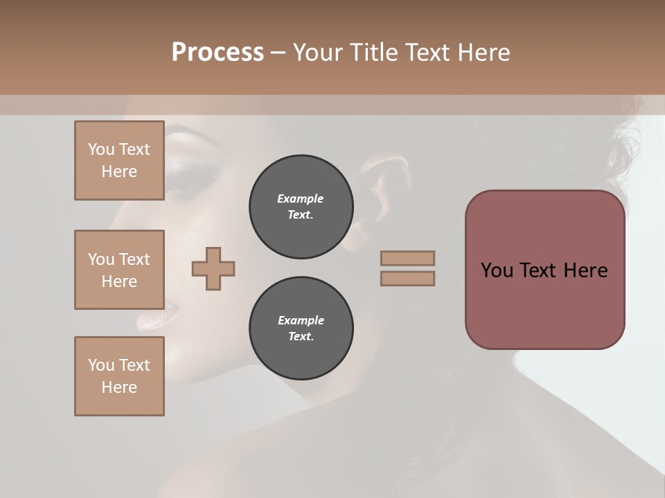 Hairstyle Mohawk Head PowerPoint Template